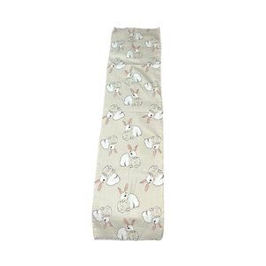 Hop Away Home Table Runner Easter Bunny Rabbits Farmhouse Shabby Chic Neutral